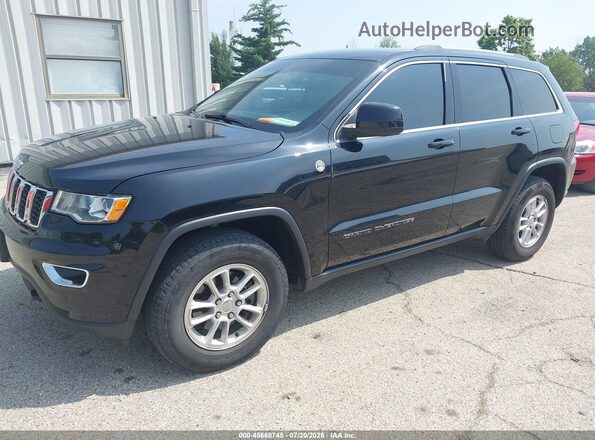 1C4RJFAG7KC837039 2019 JEEP GRAND CHEROKEE Black წინა მარცხენა ხედი სამი მეოთხედიდან