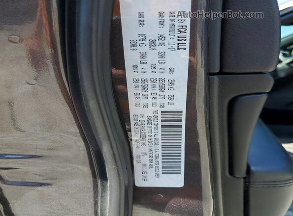 1C4RJFAG9JC229649 2018 JEEP GRAND Gray Widok naklejki z numerem VIN