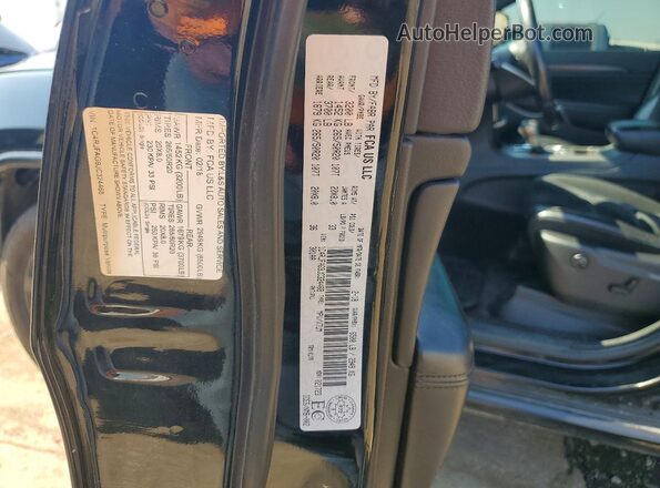 1C4RJFAG9JC324468 2018 JEEP GRAND Черный Вид наклейки с VIN-кодом