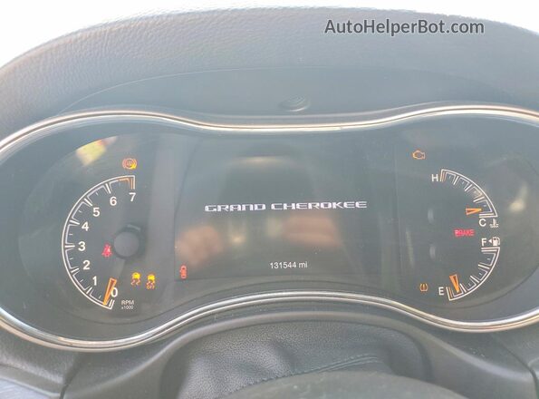 1C4RJFAG9JC324468 2018 JEEP GRAND Черный Вид щитка приборов