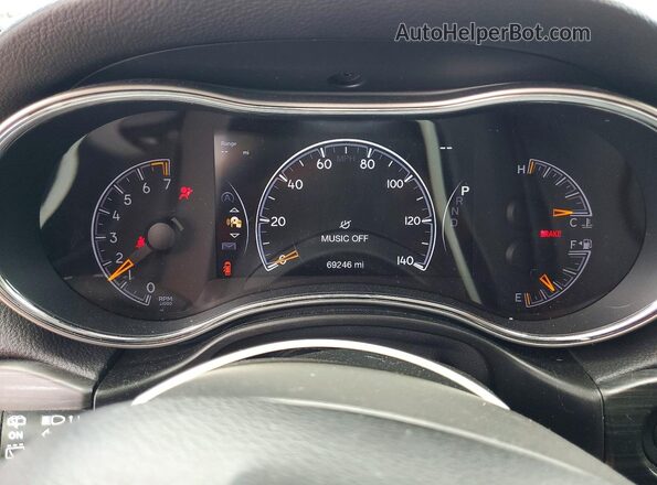 1C4RJFAG9KC729957 2019 JEEP GRAND Black Widok zestawu wskaźników