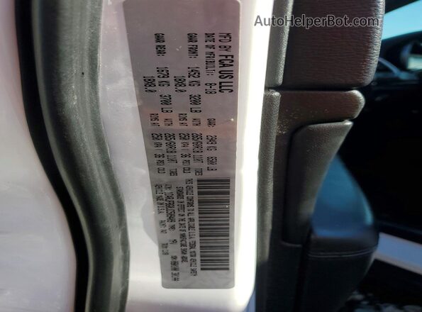 1C4RJFBG0JC509409 2018 JEEP GRAND White VIN կոդի պիտակի տեսք