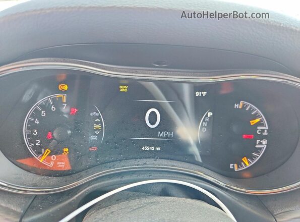 1C4RJFBG0LC409233 2020 JEEP GRAND Black Instrument cluster view