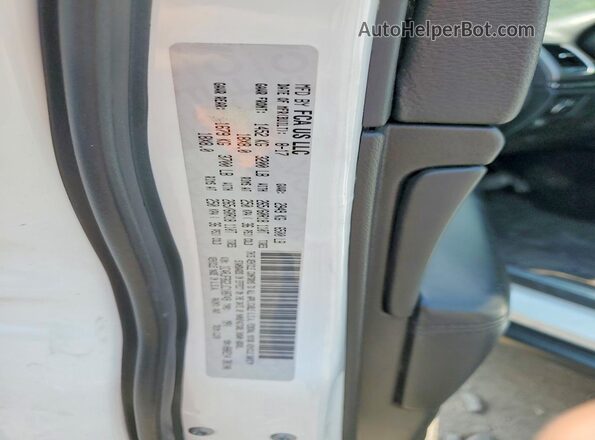 1C4RJFBG2JC108749 2018 JEEP GRAND White Vista de la etiqueta del VIN