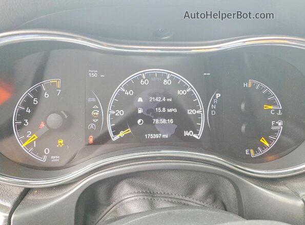 1C4RJFBG2JC509685 2018 JEEP GRAND Угольный Вид щитка приборов