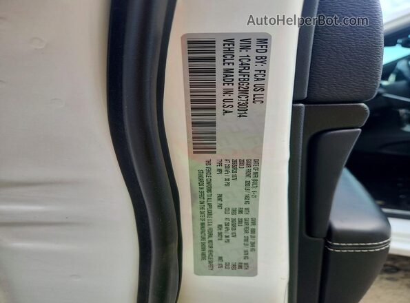 1C4RJFBG2MC730014 2021 JEEP GRAND Белый Вид наклейки с VIN-кодом