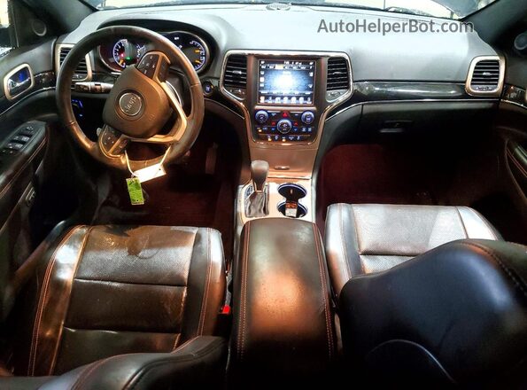 1C4RJFBG3GC337398 2016 JEEP GRAND Black Вид панелі приладів