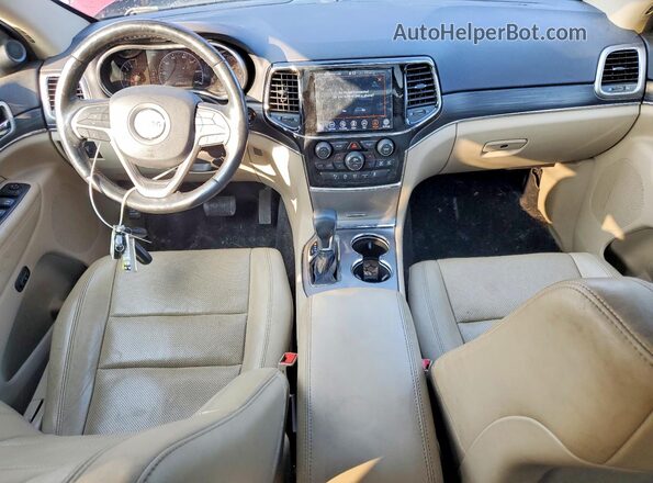 1C4RJFBG3LC313757 2020 JEEP GRAND Красный Вид панели приборов
