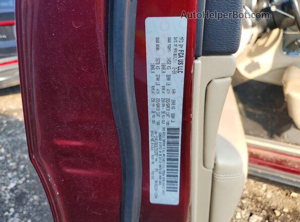 1C4RJFBG3LC313757 2020 JEEP GRAND Красный Вид наклейки с VIN-кодом