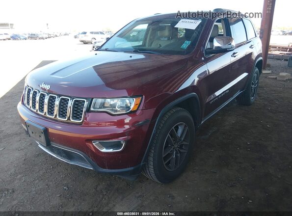 1C4RJFBG4HC886707 2017 JEEP GRAND CHEROKEE Burgundy Przód lewy
