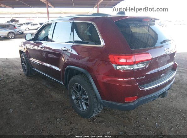 1C4RJFBG4HC886707 2017 JEEP GRAND CHEROKEE Burgundy Tył lewy