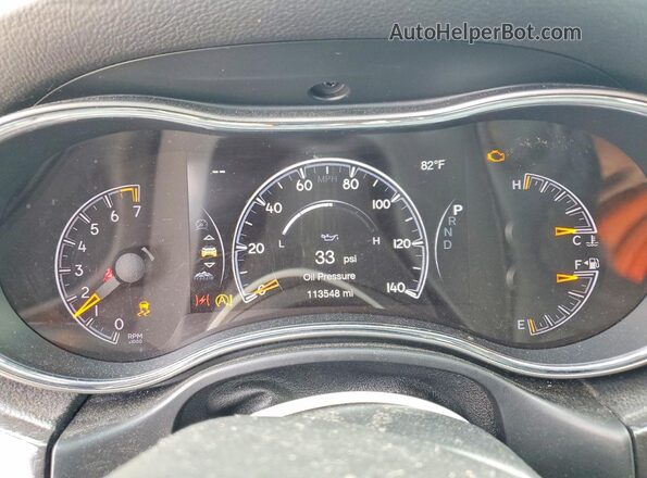 1C4RJFBG4JC363421 2018 JEEP GRAND Черный Вид щитка приборов