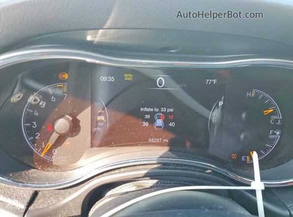 1C4RJFBG4KC555309 2019 JEEP GRAND White Սարքավորումների վահանակի տեսք