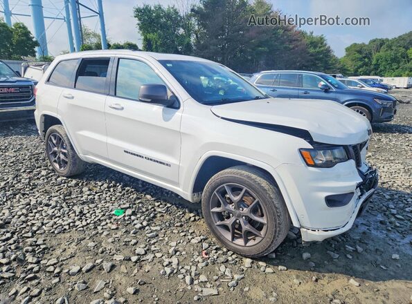 1C4RJFBG4MC525858 2021 JEEP GRAND Белый Передняя правая четверть