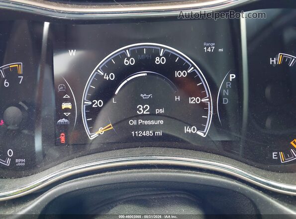 1C4RJFBG5HC918645 2017 JEEP GRAND CHEROKEE Silver Հետևի նստատեղերի տեսք