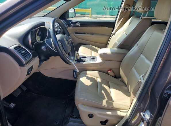 1C4RJFBG5JC212863 2018 JEEP GRAND Brown Widok wnętrza z przodu