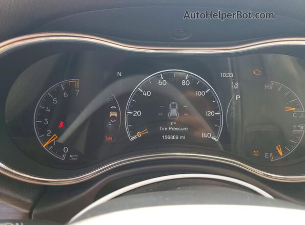 1C4RJFBG5JC212863 2018 JEEP GRAND Brown Widok zestawu wskaźników
