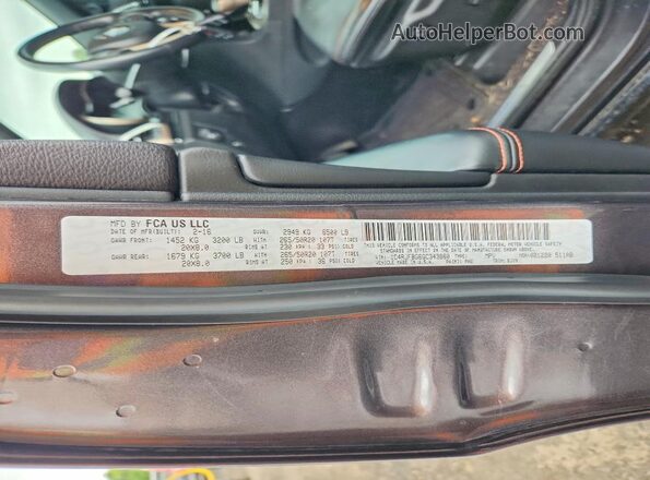 1C4RJFBG6GC343860 2016 JEEP GRAND Gray Շարժիչի բաժամունքի տեսք