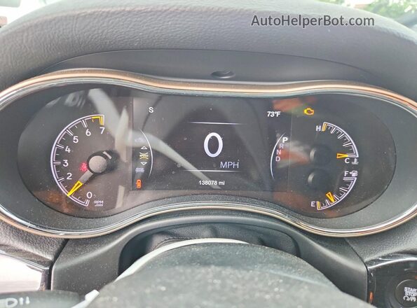 1C4RJFBG6GC343860 2016 JEEP GRAND Gray Սարքավորումների վահանակի տեսք