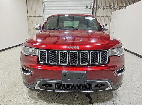 1C4RJFBG7HC603930 2017 JEEP GRAND Burgundy Widok z przodu