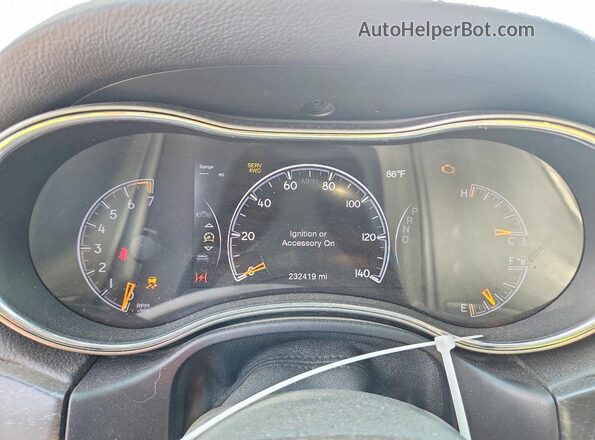1C4RJFBG8JC127869 2018 JEEP GRAND Серый Вид щитка приборов