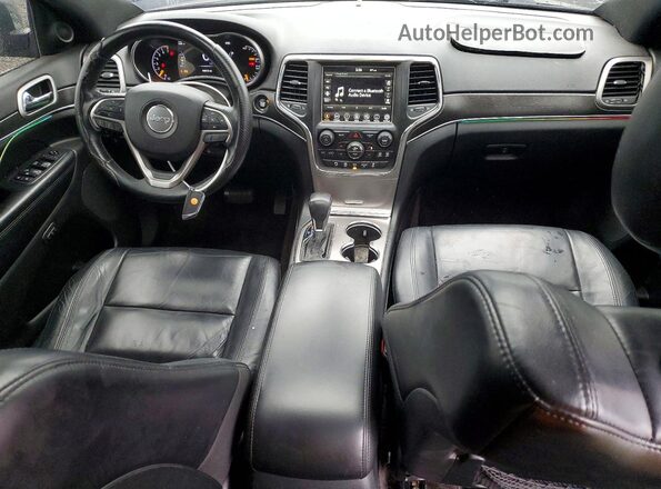 1C4RJFBG8JC324587 2018 JEEP GRAND Коричневый Вид панели приборов