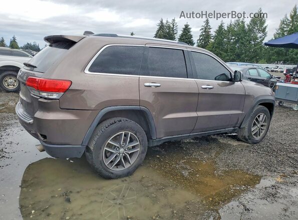 1C4RJFBG8JC324587 2018 JEEP GRAND Коричневый Задняя правая четверть