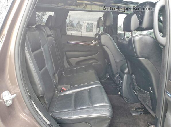 1C4RJFBG8JC324587 2018 JEEP GRAND Коричневый Вид задней части салона