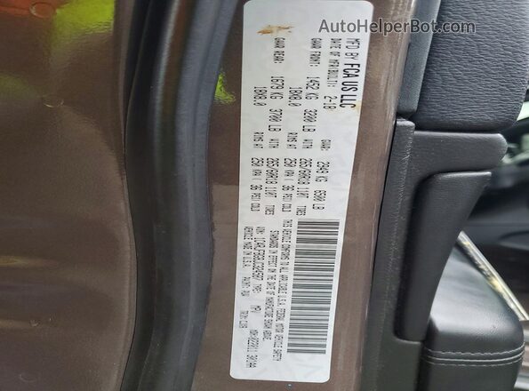 1C4RJFBG8JC324587 2018 JEEP GRAND Коричневый Панорамный вид салона 360°