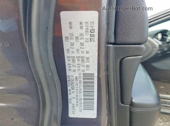 1C4RJFBG8JC432904 2018 JEEP GRAND Gray Vista de la etiqueta del VIN