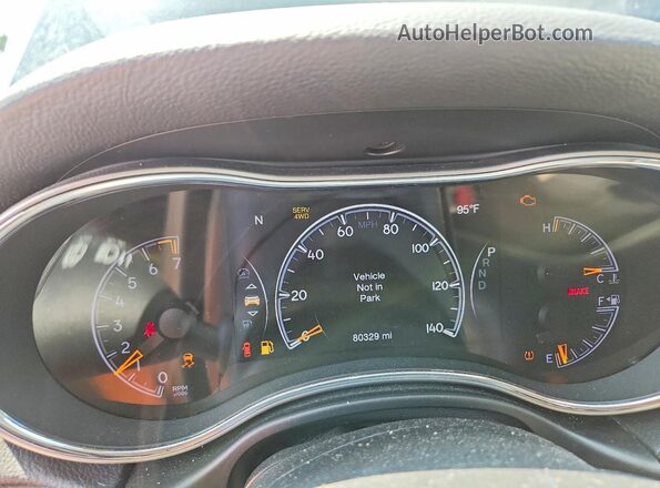 1C4RJFBG8JC436936 2018 JEEP GRAND Black Vista del cuadro de instrumentos