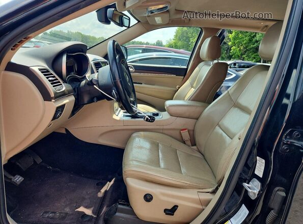1C4RJFBG9GC302736 2016 JEEP GRAND Black წინა სალონის ხედი
