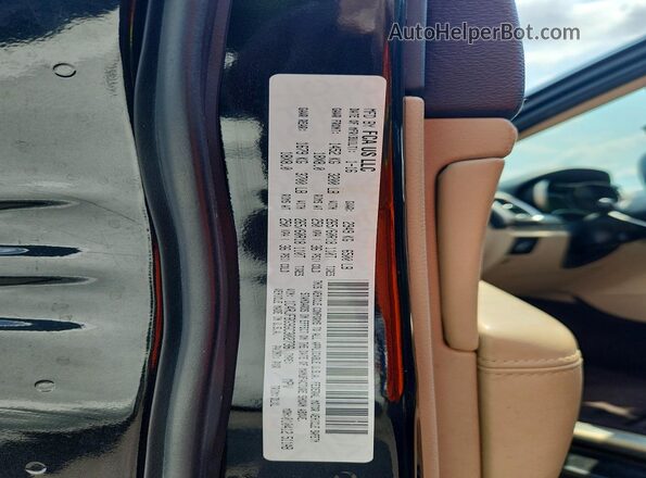 1C4RJFBG9GC302736 2016 JEEP GRAND Black VIN კოდის სტიკერის ხედი