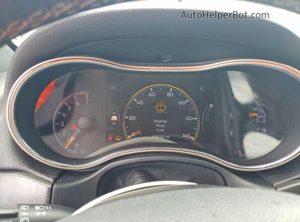 1C4RJFBG9HC620437 2017 JEEP GRAND Gray Widok zestawu wskaźników