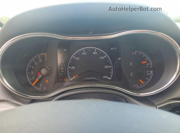 1C4RJFBGXKC608952 2019 JEEP GRAND Gray Vista del cuadro de instrumentos