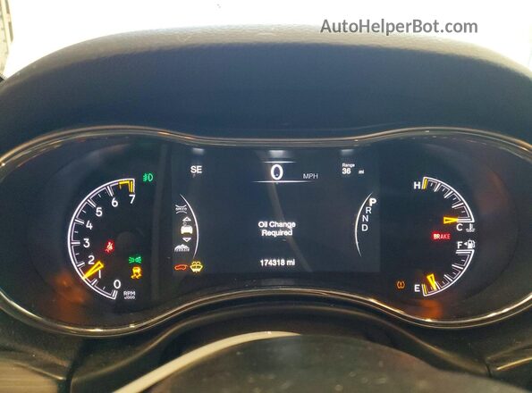 1C4RJFBGXKC677446 2019 JEEP GRAND Белый Вид щитка приборов