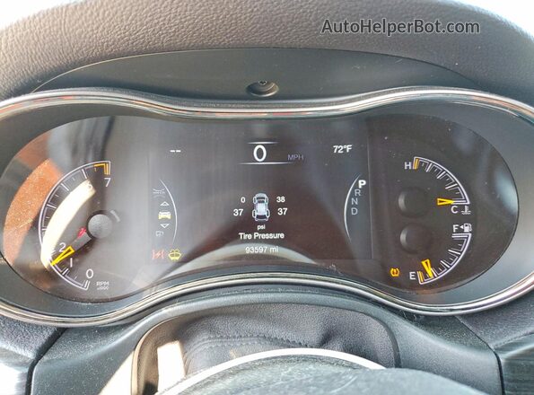 1C4RJFBGXLC185257 2020 JEEP GRAND Black Вид щитка приладів