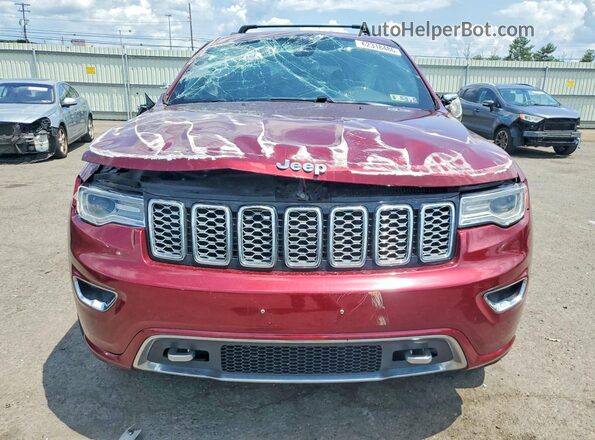 1C4RJFCG1HC763204 2017 JEEP GRAND Темно-бордовый Вид спереди