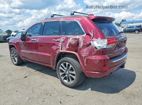 1C4RJFCG1HC763204 2017 JEEP GRAND Темно-бордовый Задняя левая четверть