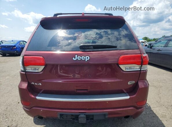 1C4RJFCG1HC763204 2017 JEEP GRAND Темно-бордовый Вид сзади