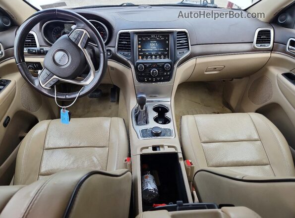 1C4RJFCG2HC620293 2017 JEEP GRAND Белый Вид панели приборов