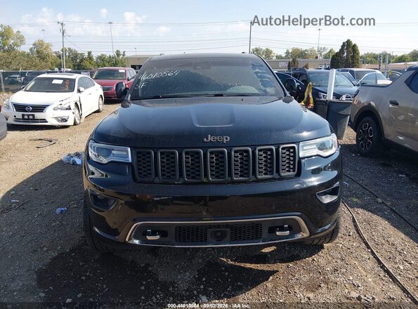1C4RJFCG3JC437376 2018 JEEP GRAND CHEROKEE Black Widok zestawu wskaźników