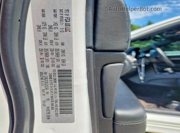 1C4RJFCG4JC421641 2018 JEEP GRAND White VIN կոդի պիտակի տեսք