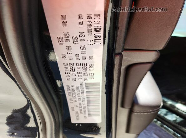 1C4RJFCG9JC356110 2018 JEEP GRAND Black Widok naklejki z numerem VIN
