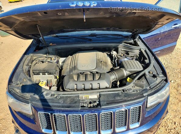 1C4RJFCT6GC324446 2016 JEEP GRAND Blue ძრავის განყოფილების ხედი