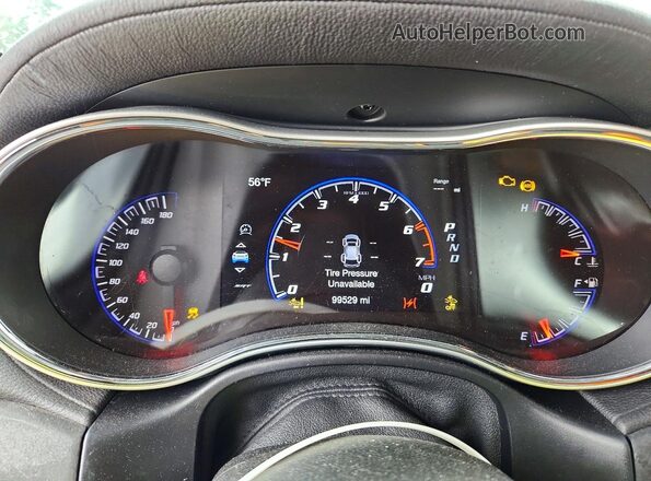 1C4RJFDJ6GC475168 2016 JEEP GRAND Charcoal Instrument cluster view
