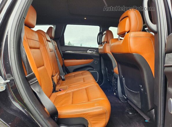 1C4RJFDJ6GC475168 2016 JEEP GRAND Charcoal Rear interior view