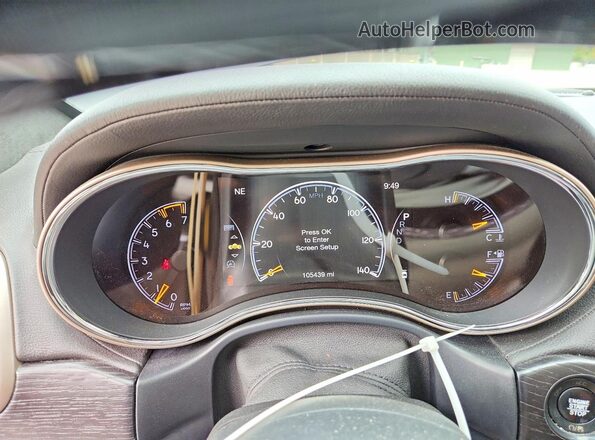 1C4RJFJT5GC450655 2016 JEEP GRAND Black Vista del cuadro de instrumentos