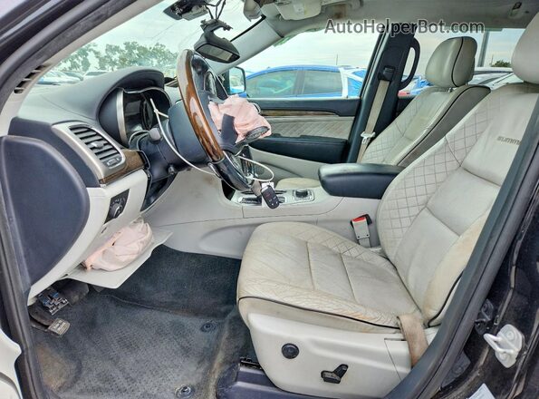1C4RJFJT5HC735020 2017 JEEP GRAND Black Widok wnętrza z przodu