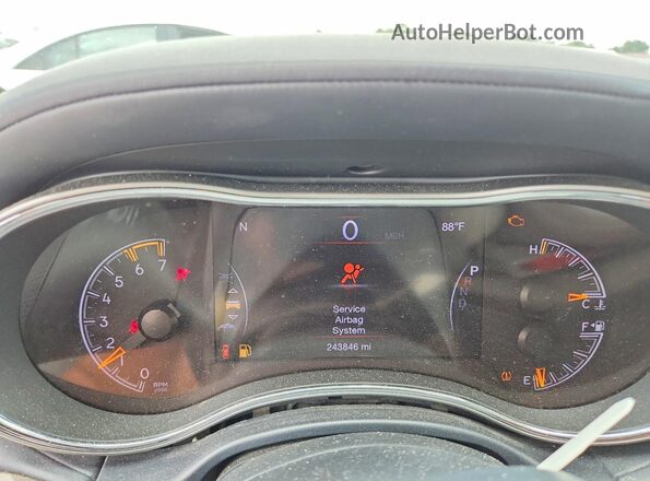 1C4RJFJT5HC735020 2017 JEEP GRAND Black Widok zestawu wskaźników